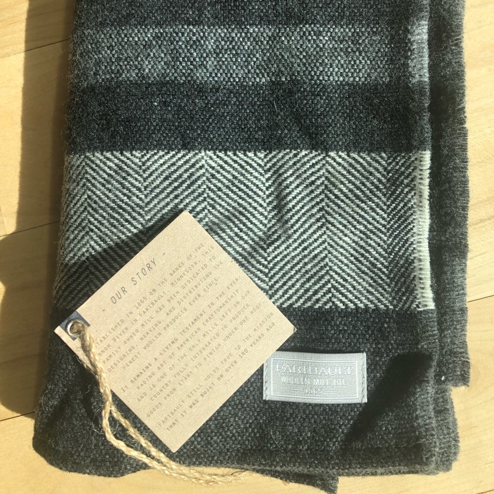 Faribault Woolen Mill wool scarf